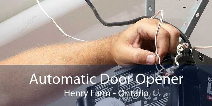 Automatic Door Opener Henry Farm - Ontario