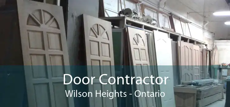 Door Contractor Wilson Heights - Ontario