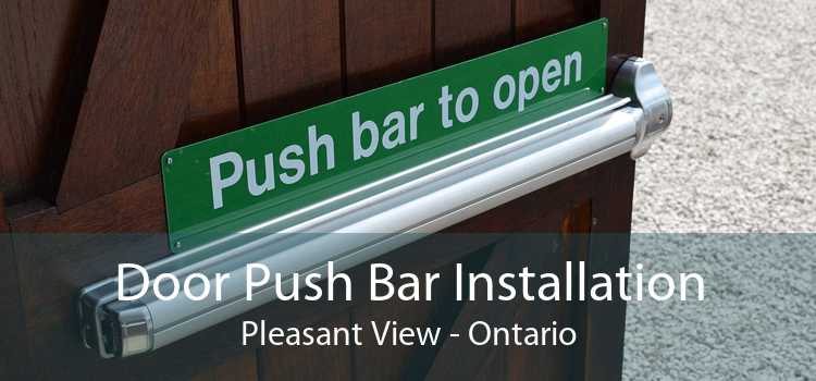 Door Push Bar Installation Pleasant View - Ontario