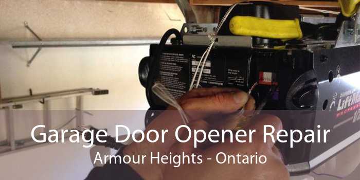 Garage Door Opener Repair Armour Heights - Ontario
