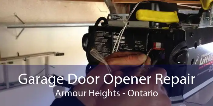 Garage Door Opener Repair Armour Heights - Ontario