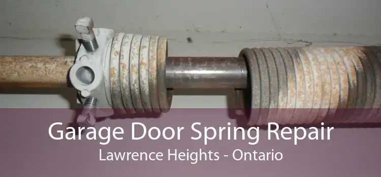Garage Door Spring Repair Lawrence Heights - Ontario