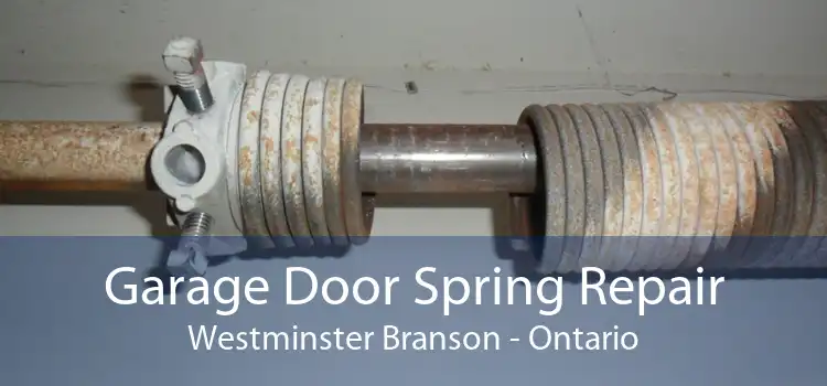 Garage Door Spring Repair Westminster Branson - Ontario