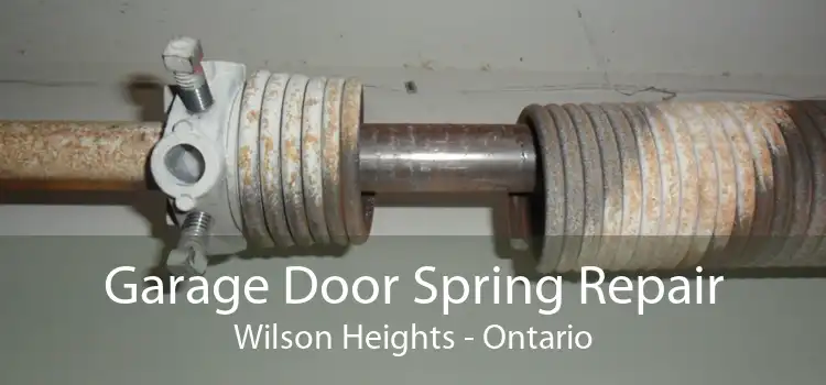 Garage Door Spring Repair Wilson Heights - Ontario