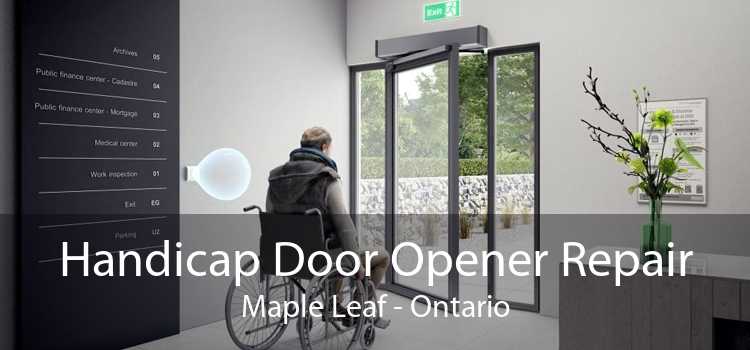 Handicap Door Opener Repair Maple Leaf - Ontario